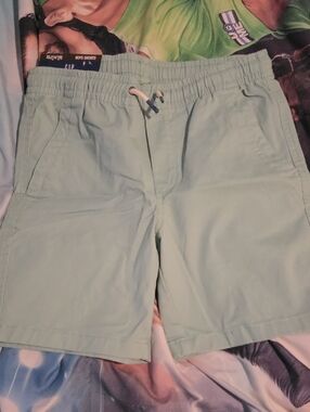 GAP Light Mint Drawstring Boys Shorts